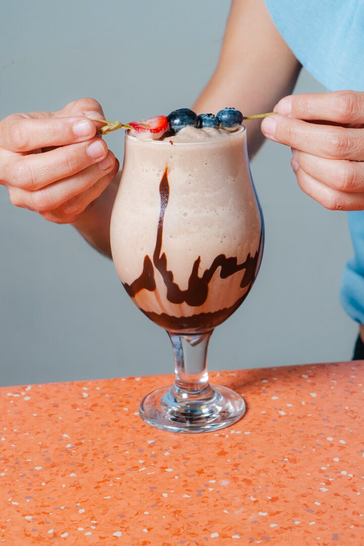 Malteada de chocolate de Melt