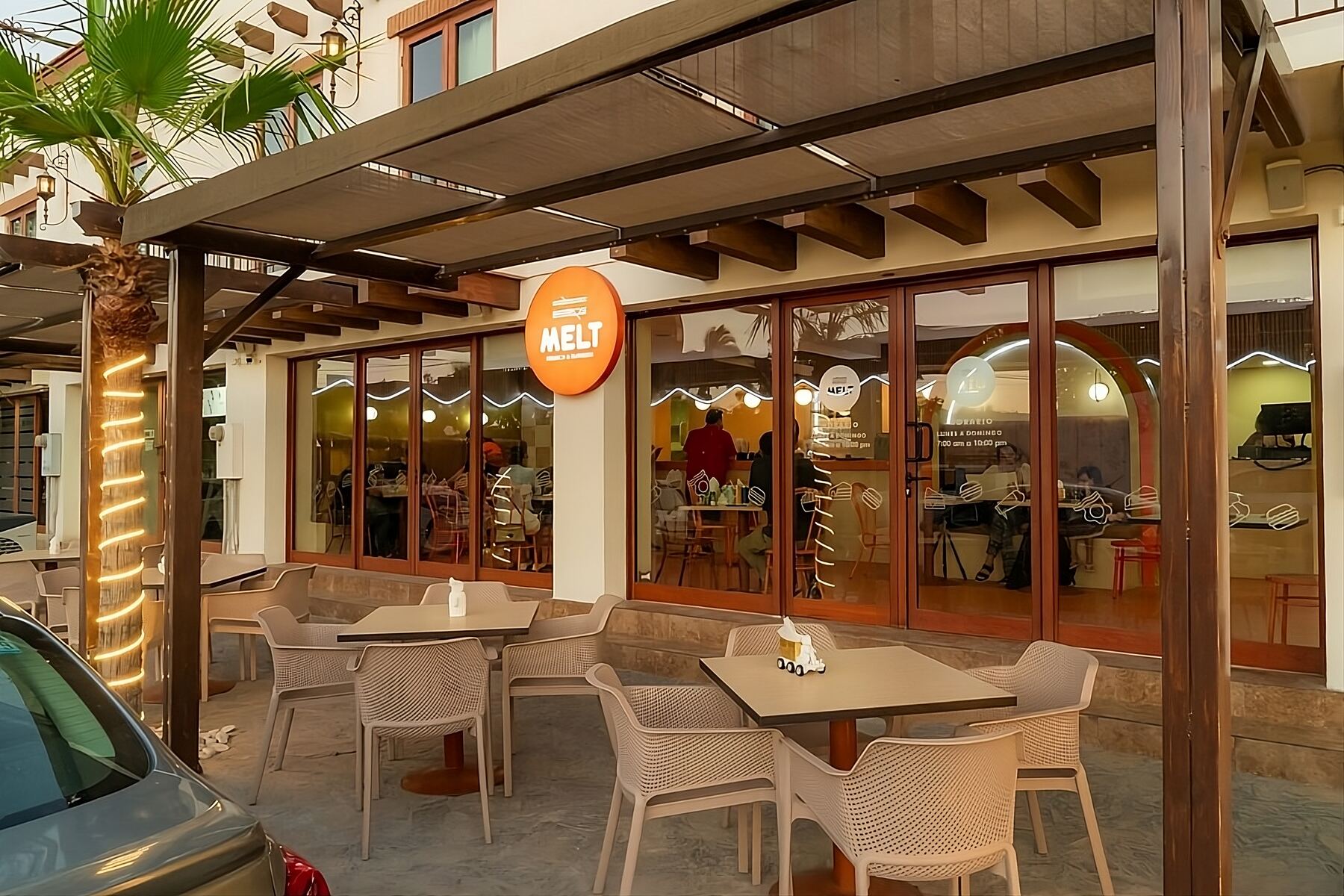 Terraza exterior de Melt